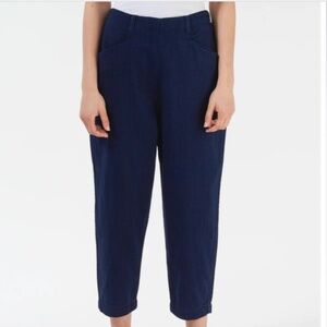 TOAST Alix Twill Trousers - Indigo - Women's UK 10